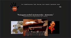 Desktop Screenshot of komornikstop.pl
