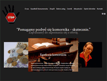 Tablet Screenshot of komornikstop.pl